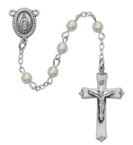 Faux Pearl Rosary