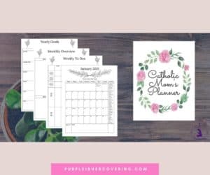 Catholic Mom Planner Printables