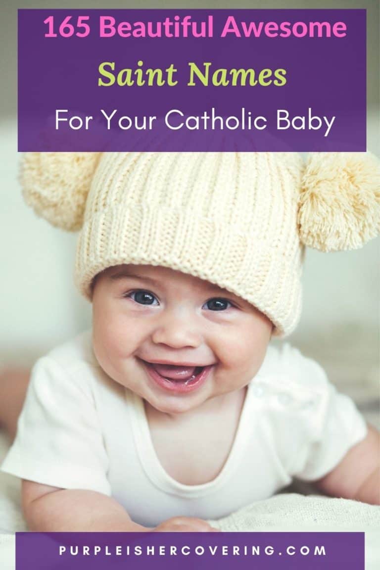 165 Beautiful Awesome Saint Names For Your Catholic Baby Purple Is 