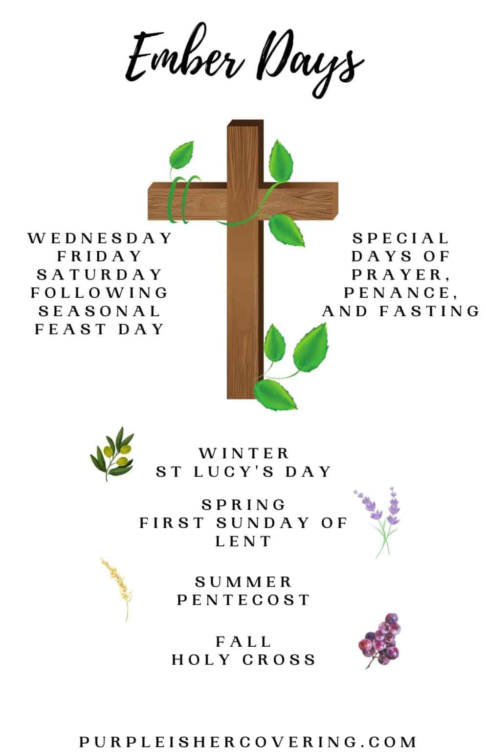 What exactly are ember days a simple guide purple is her covering